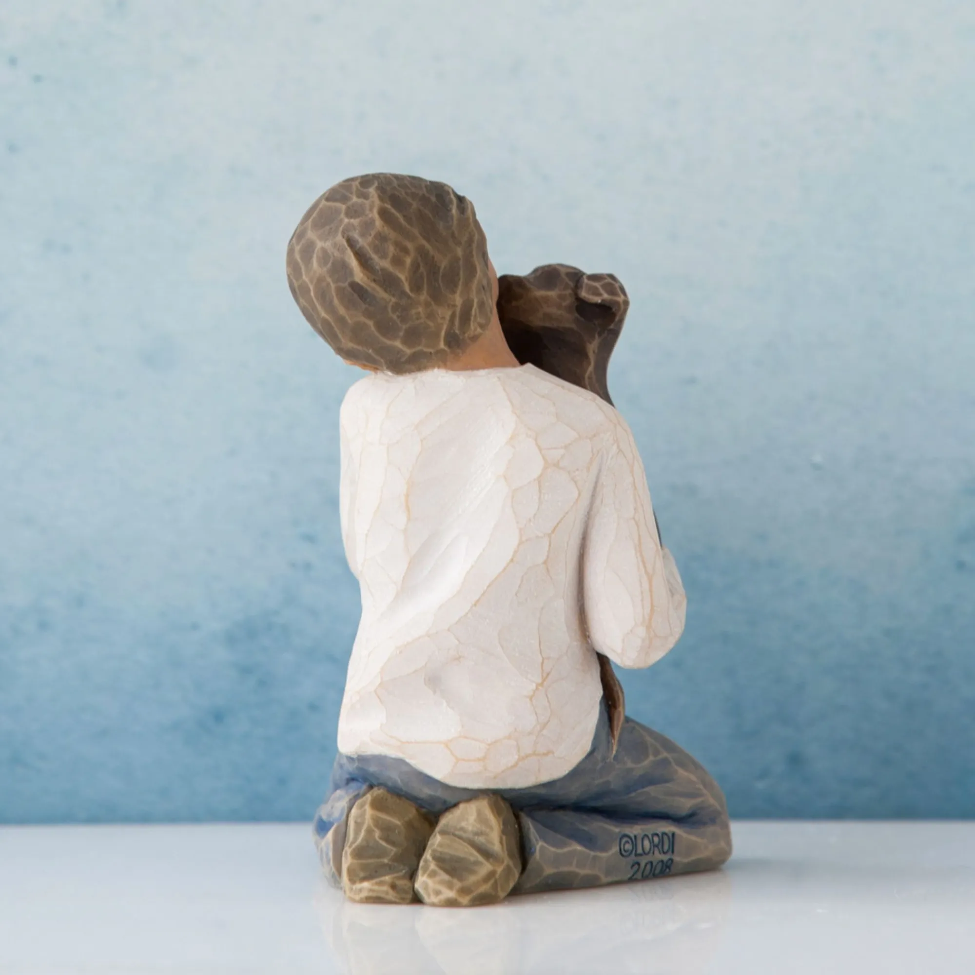 kindness_boy_darker_skin__2.webp Willow Tree Children | Kindness (Boy, Darker Skin Tone And Hair Color)