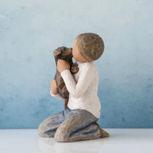 Willow Tree Children | Kindness (Boy, Darker Skin Tone And Hair Color)