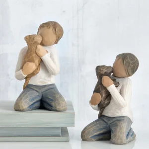 Willow Tree Children | Kindness (Boy, Darker Skin Tone And Hair Color)