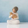 Willow Tree Pets | Kindness (Girl, Darker Skin Tone And Hair Color)