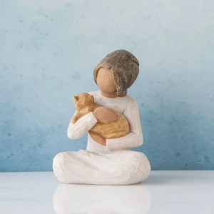 Willow Tree Pets | Kindness (Girl, Darker Skin Tone And Hair Color)