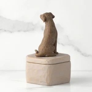 Willow Tree Pets | Love My Dog (Dark) Keepsake Box