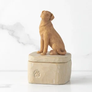 Willow Tree Pets | Love My Dog (Golden) Keepsake Box