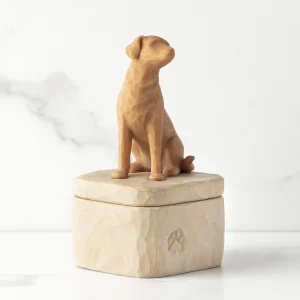 Willow Tree Pets | Love My Dog (Golden) Keepsake Box