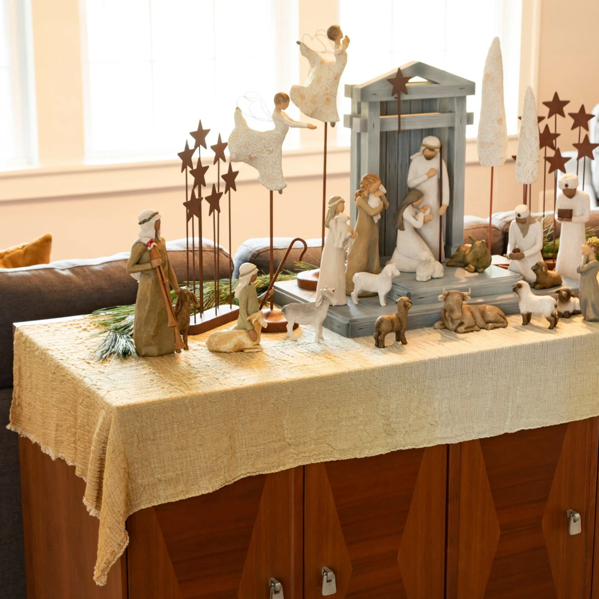 nativity_table_runner_5.webp Willow Tree Christmas | Nativity Table Runner