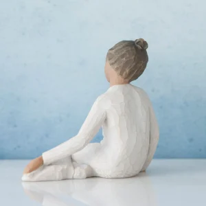 Willow Tree Children | Thoughtful Child (Darker Skin Tone And Hair Color)