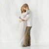 Willow Tree Couples | Together (Woman: Darker Skin, Man: Lighter Skin)