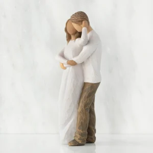 Willow Tree Couples | Together (Woman: Darker Skin, Man: Lighter Skin)