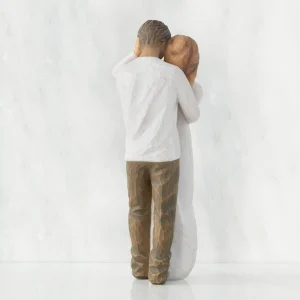 Willow Tree Couples | Together (Woman: Lighter Skin, Man: Darker Skin)