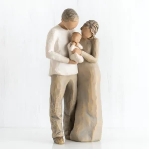 Willow Tree Adult & Child | We Are Three (Darker Skin Tones And Hair Color)