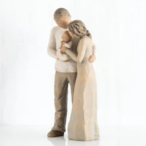 Willow Tree Adult & Child | We Are Three (Darker Skin Tones And Hair Color)