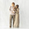 Willow Tree Adult & Child | We Are Three (Woman: Darker Skin, Man: Lighter Skin)