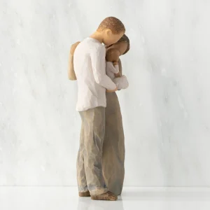 Willow Tree Adult & Child | We Are Three (Woman: Darker Skin, Man: Lighter Skin)