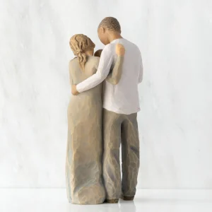 Willow Tree Adult & Child | We Are Three (Woman: Lighter Skin, Man: Darker Skin)